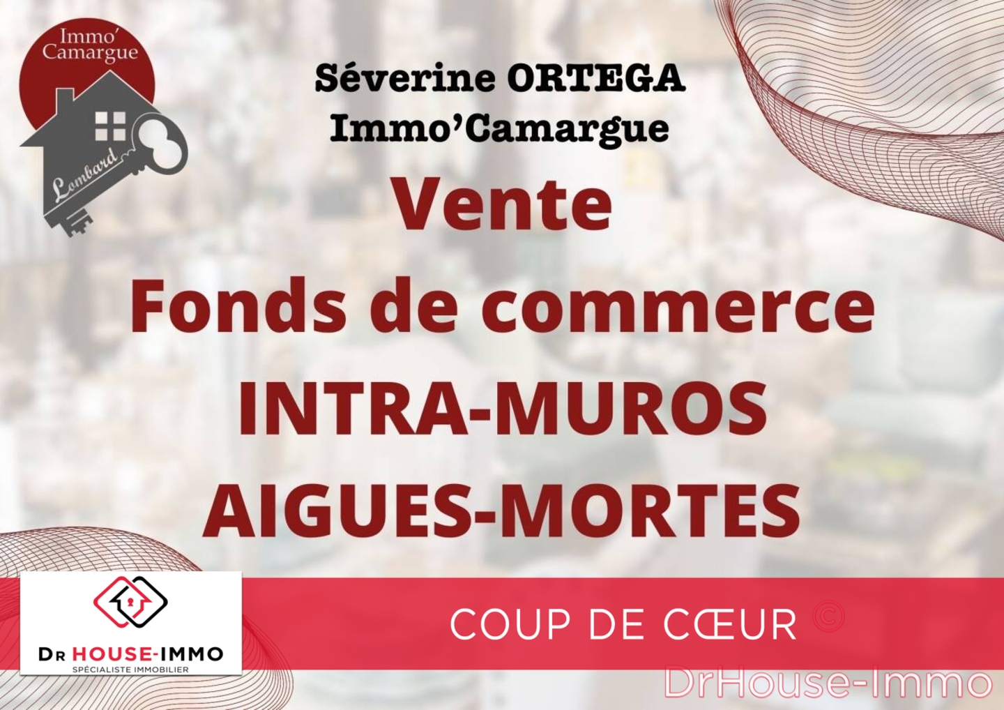 Photo 1 : Vente Commerce 2 pièces Aigues-Mortes 50 m²