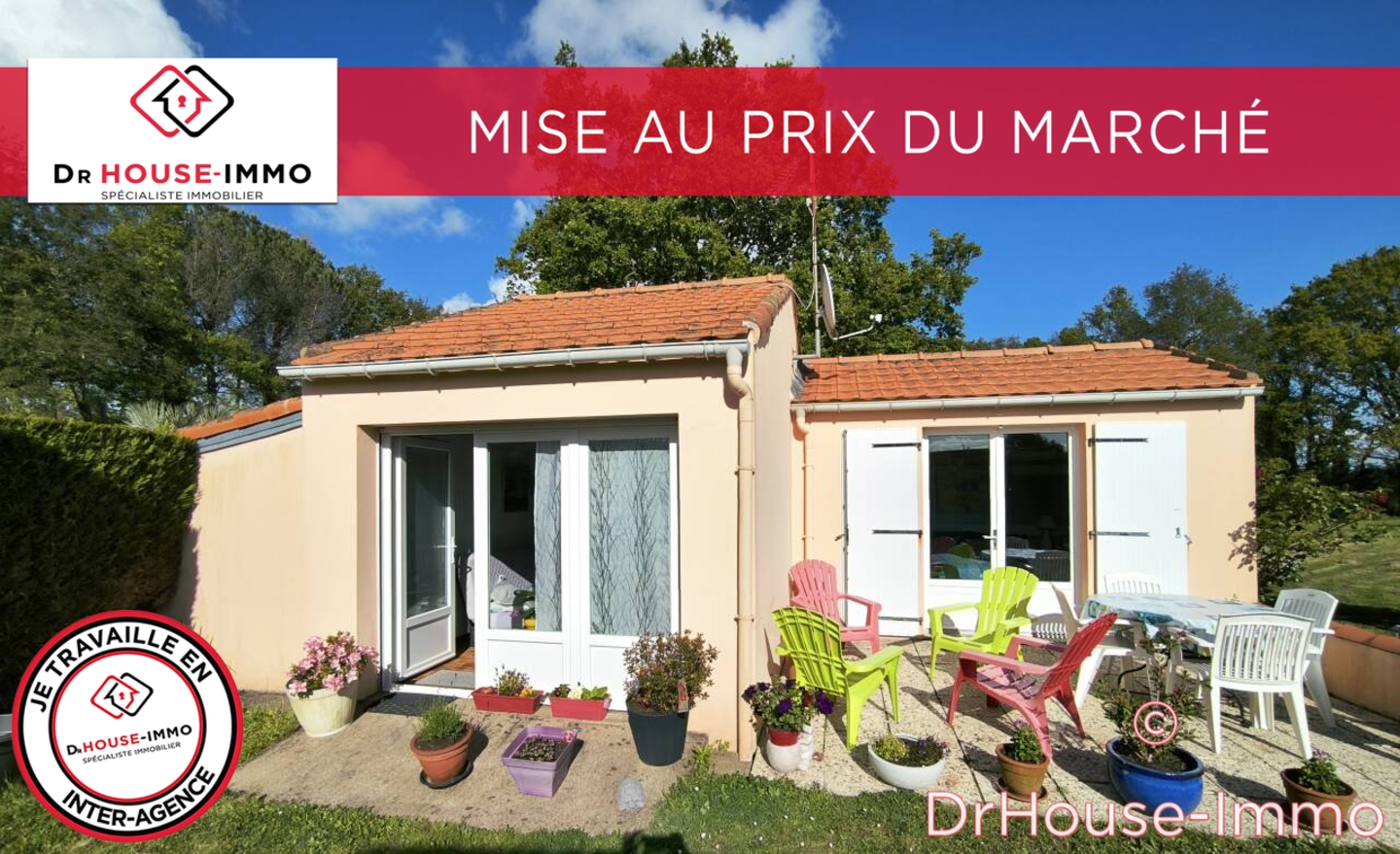 Photo 1 : Vente Maison 2 pièces Pornic 40 m²
