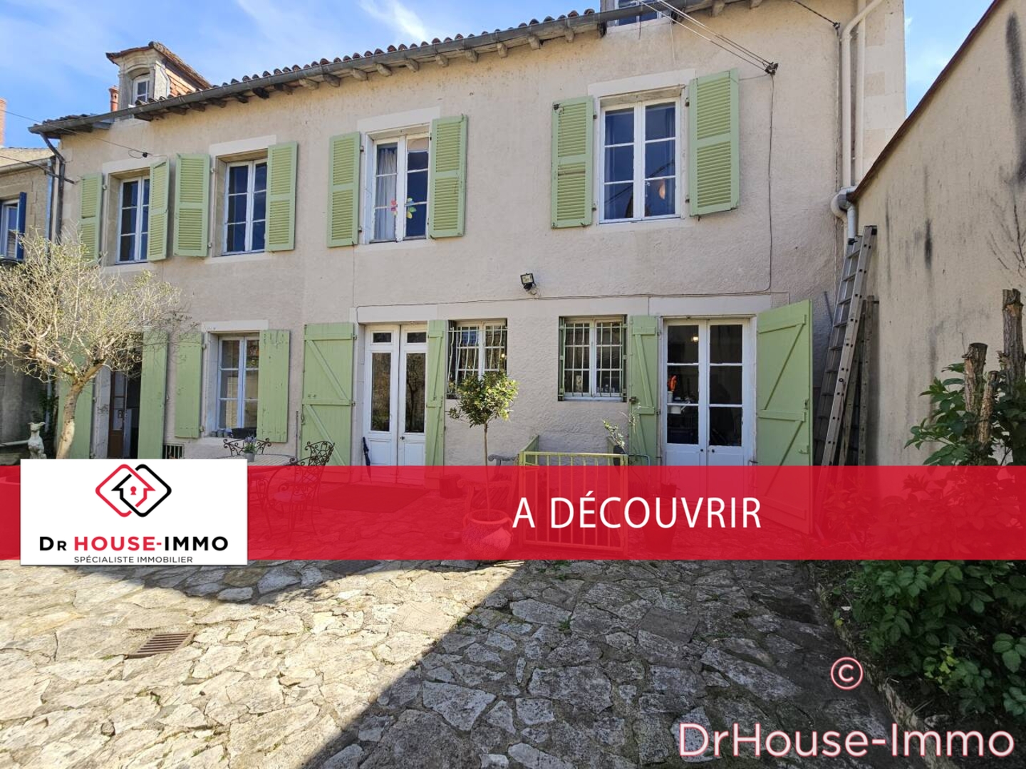Photo 1 : Vente Maison 10 pièces Montmorillon 290 m²
