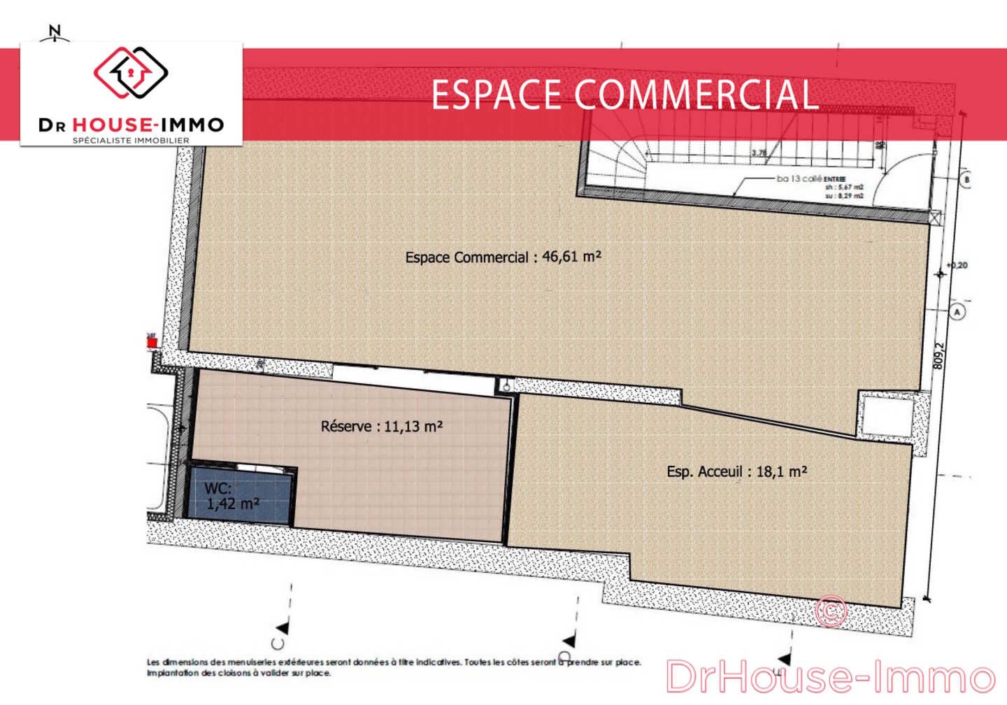 Photo 3 : Vente Commerce 2 pièces Montjean-sur-Loire 80 m²