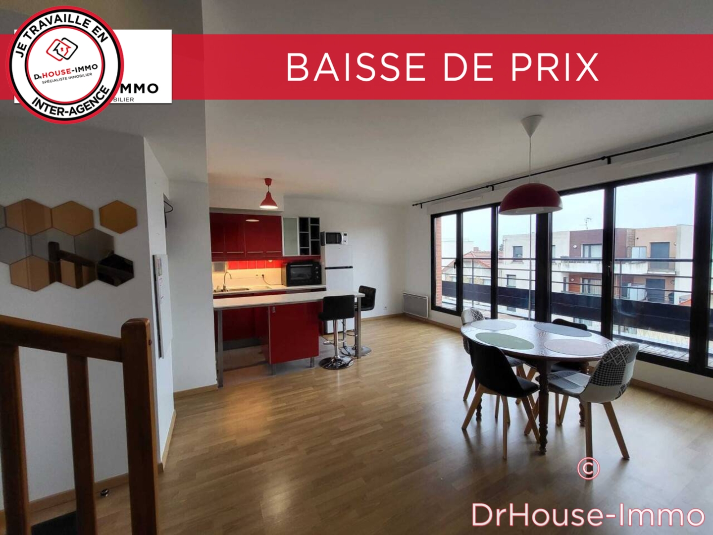 Photo 1 : Vente Appartement 3 pièces Athis-Mons 51 m²
