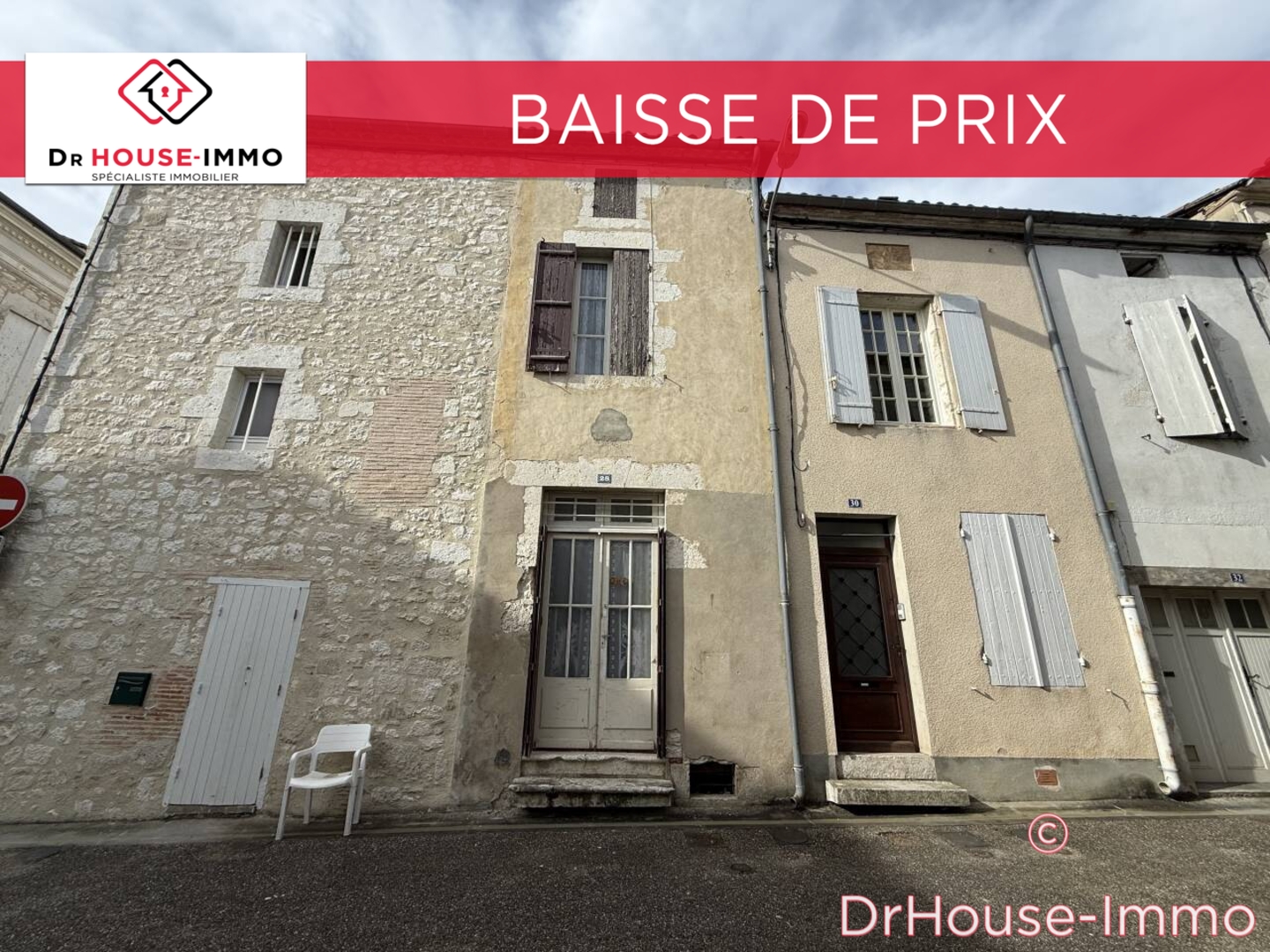 Photo 1 : Vente Maison 6 pièces Castillonnès 138 m²