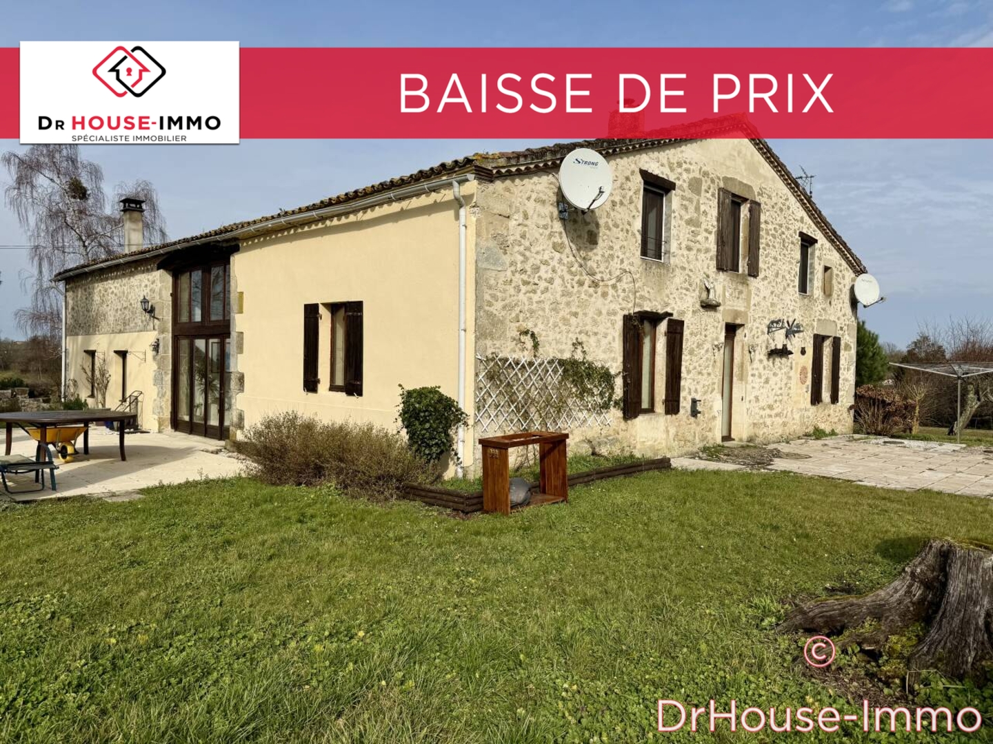 Photo 2 : Vente Maison 9 pièces Sauveterre-de-Guyenne 330 m²