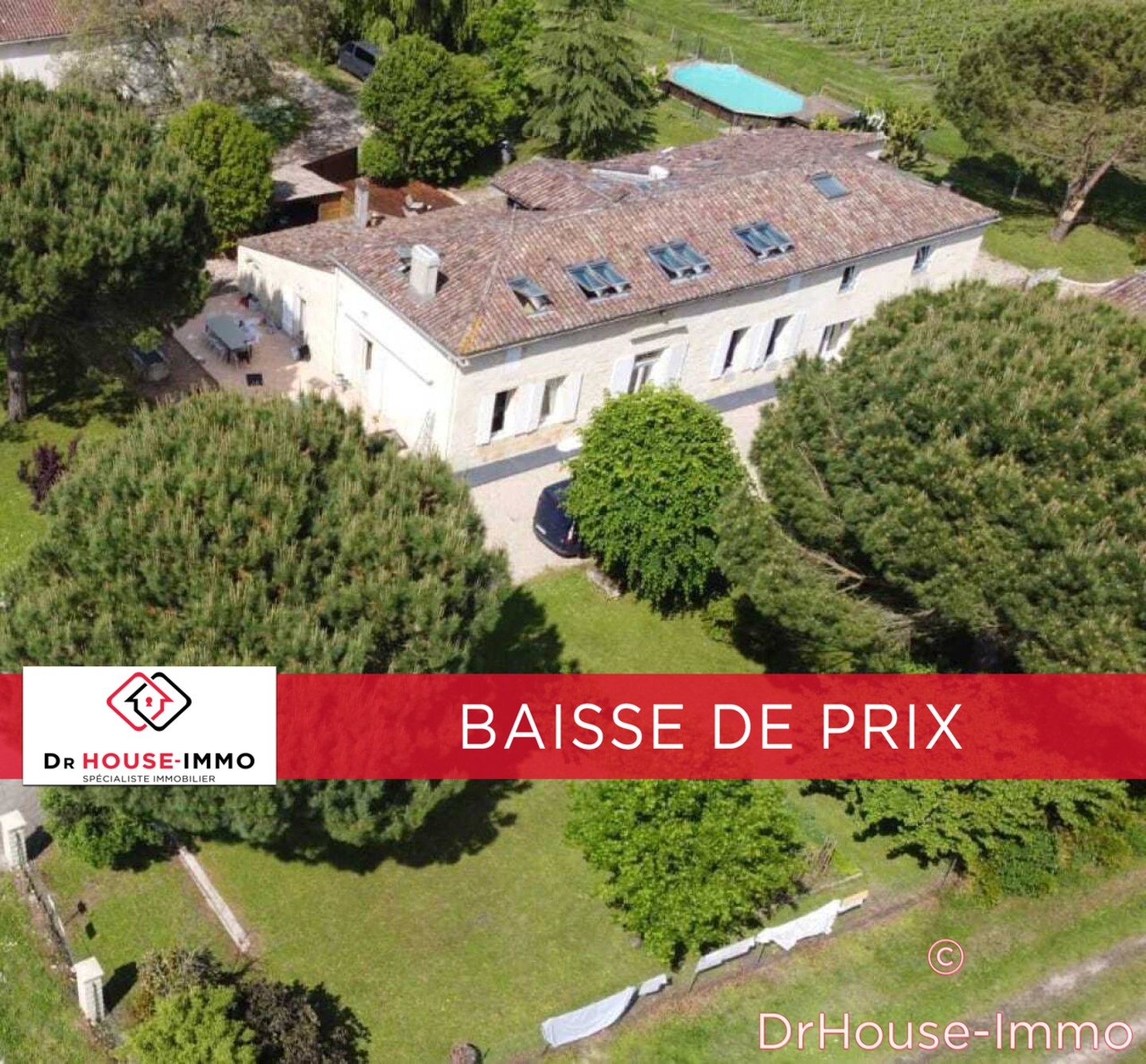 Photo 1 : Vente Maison 14 pièces Saint-Émilion 427 m²