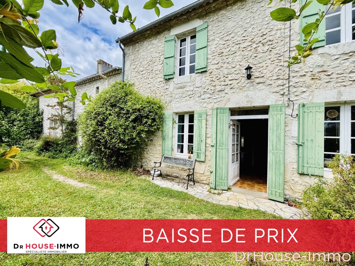 Photo 1 : Vente Maison 6 pièces Montazeau 159 m²