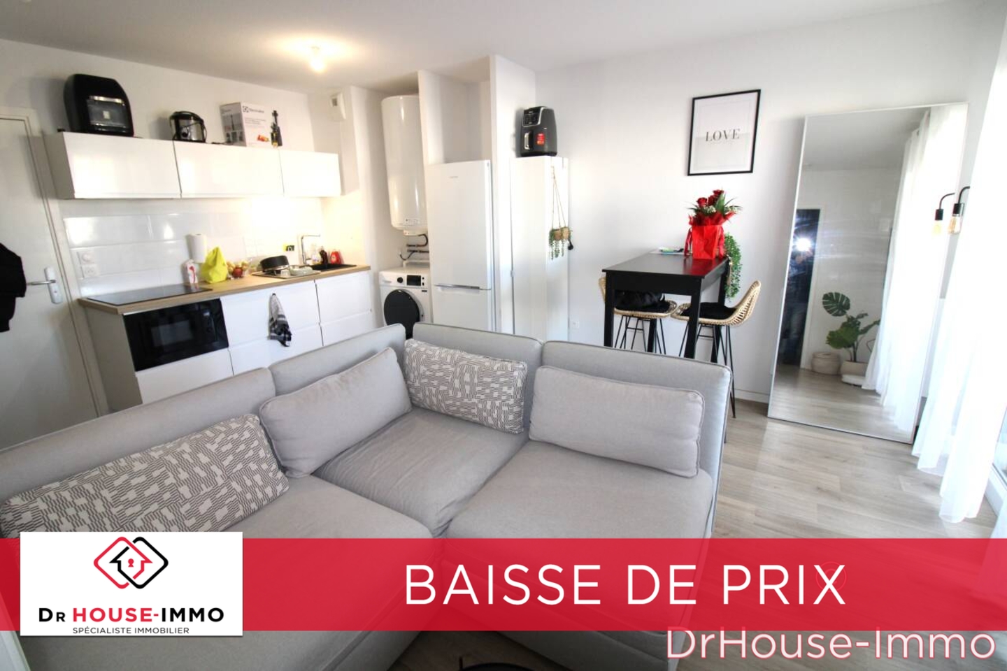 Photo 1 : Vente Appartement 2 pièces Villeneuve-Tolosane 40 m²