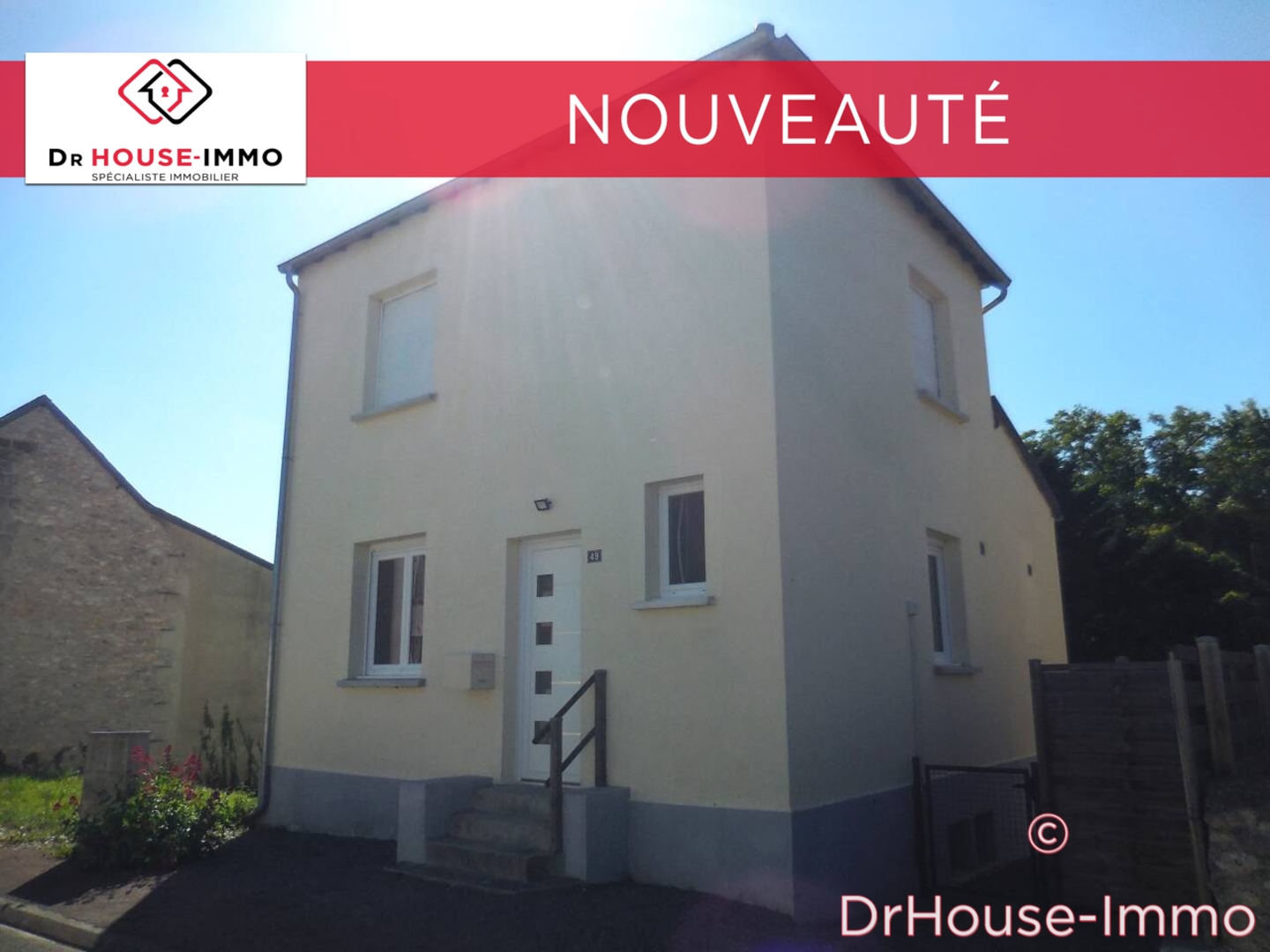 Photo 1 : Vente Maison 3 pièces Pleumartin 75 m²