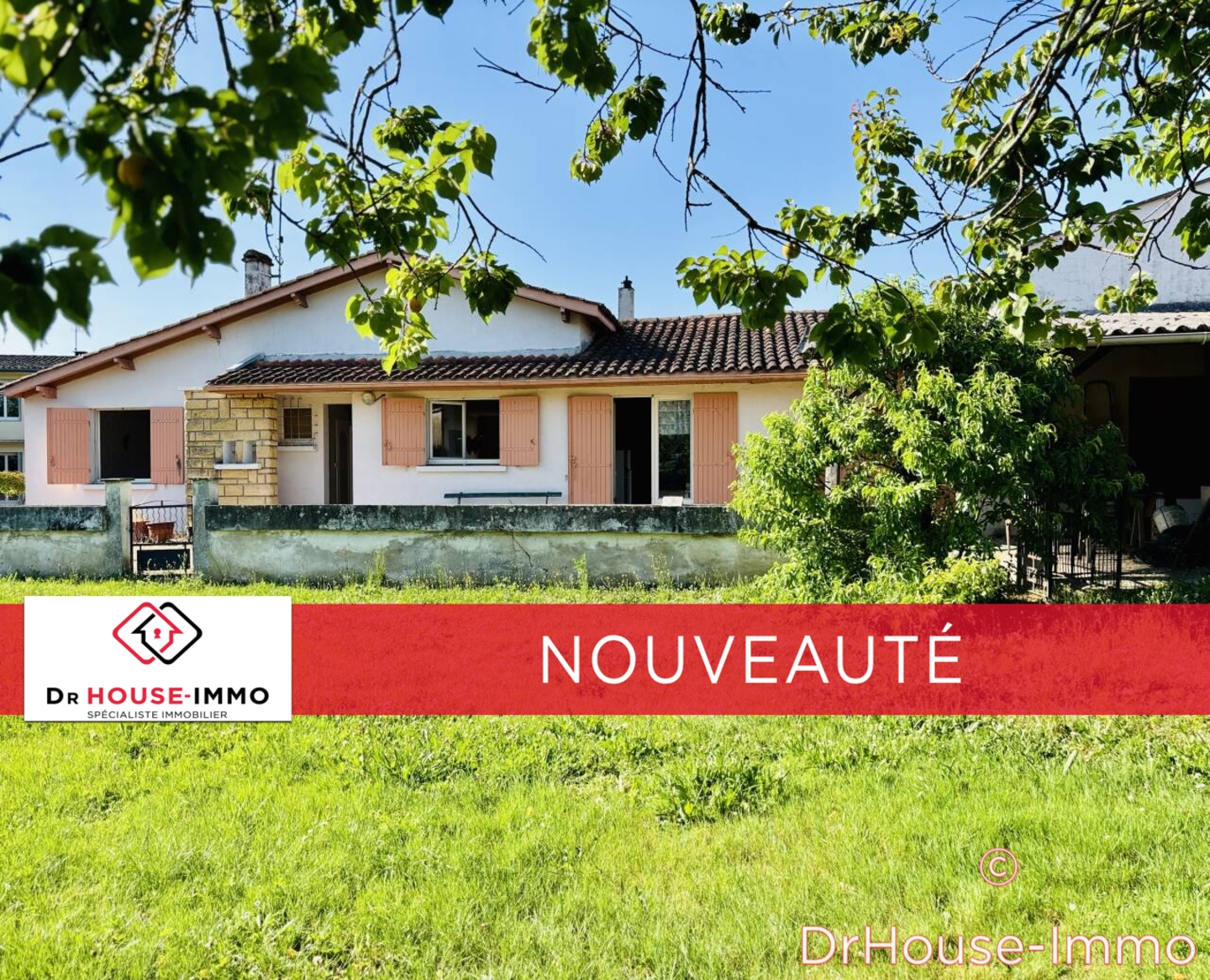 Photo 1 : Vente Maison 4 pièces Le Fleix 90 m²