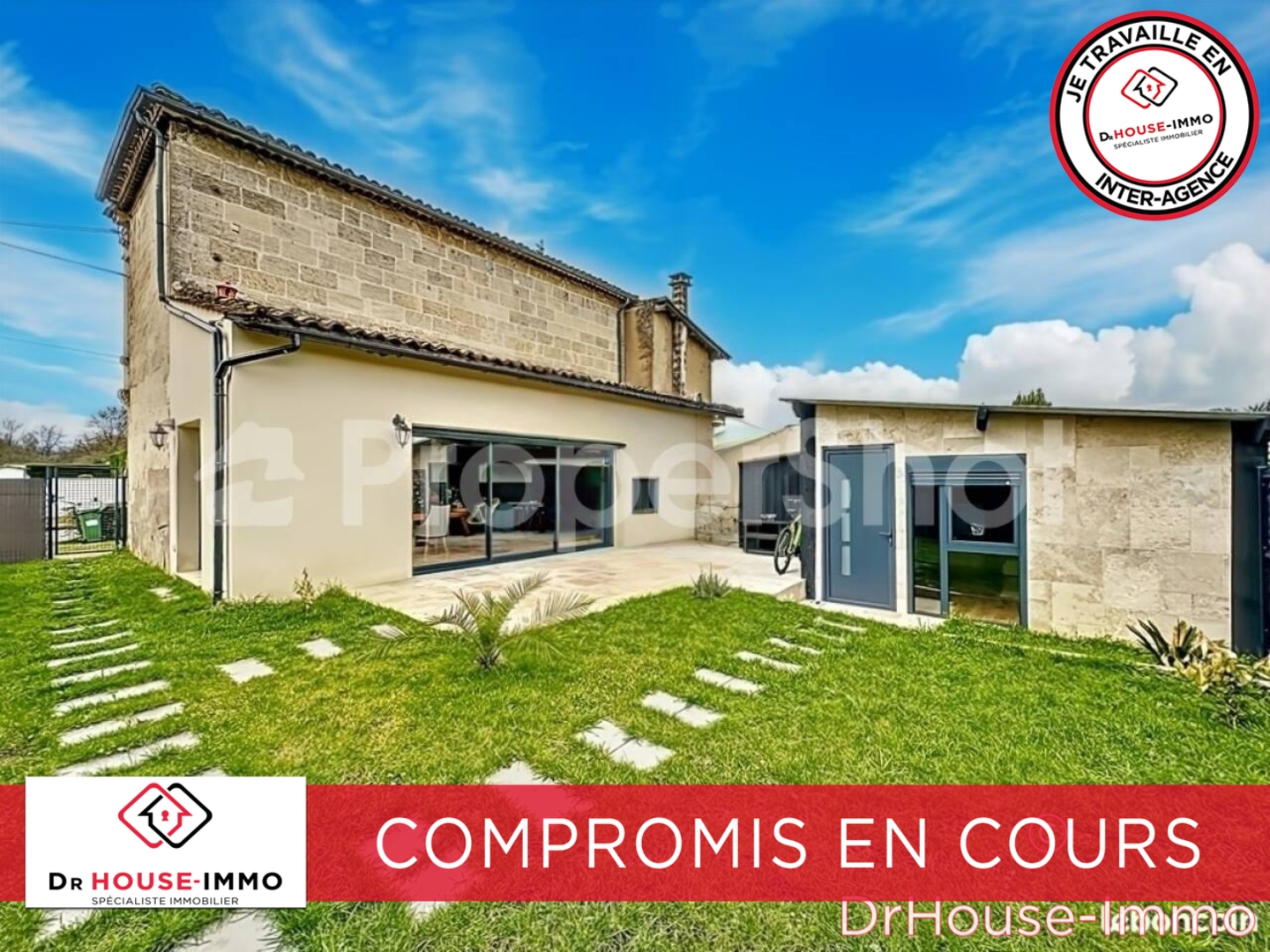 Photo 1 : Vente Maison 3 pièces Yvrac 87 m²
