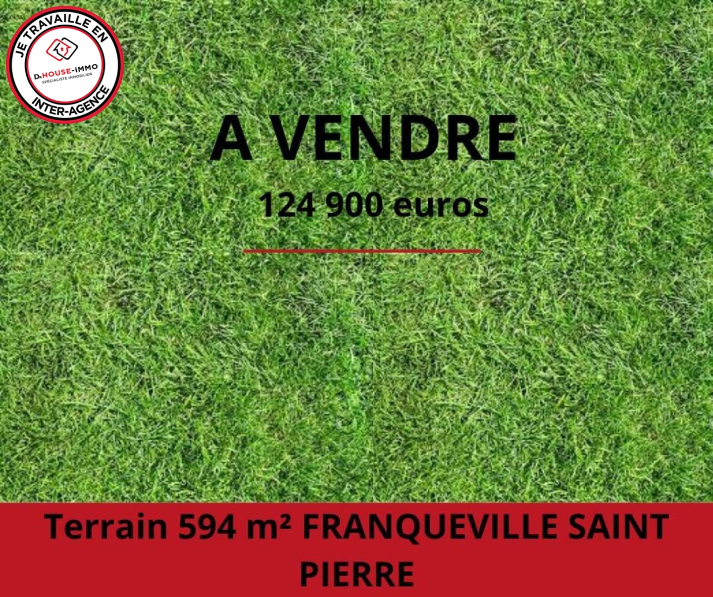 Photo 1 : Vente Terrain Franqueville-Saint-Pierre 594 m²