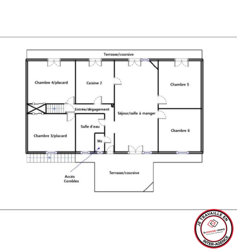 Photo 3 : Vente Maison 7 pièces Libourne 158 m²