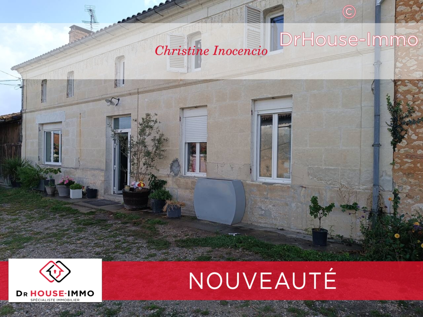 Photo 1 : Vente Maison 4 pièces Montlieu-la-Garde 115 m²