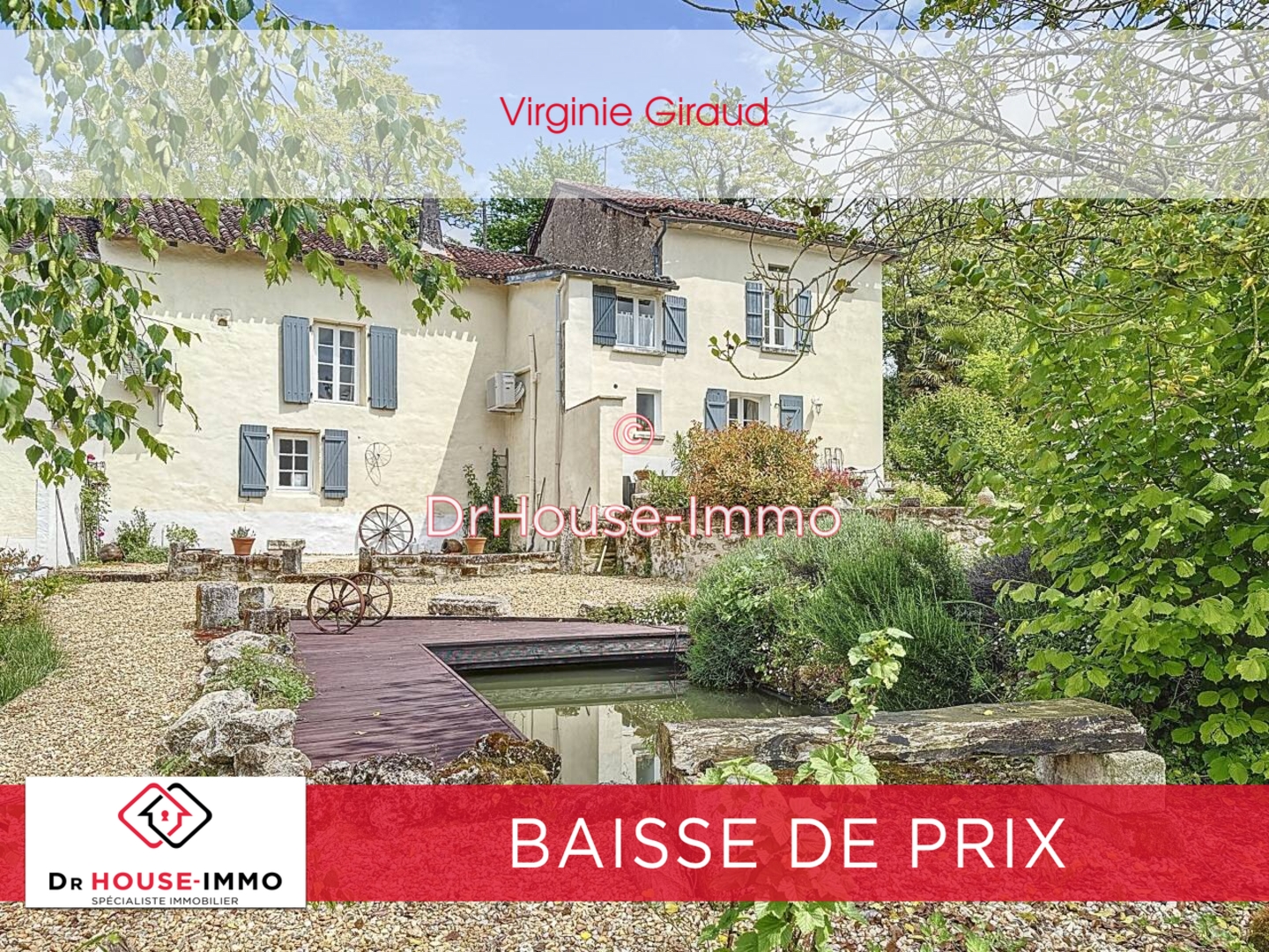 Photo 1 : Vente Maison 10 pièces Ribérac 240 m²