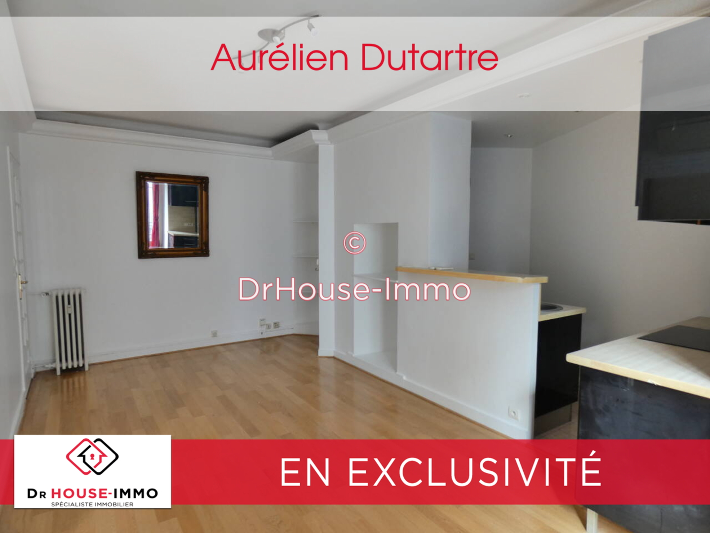 Photo 2 : Vente Appartement 2 pièces Paris 43 m²