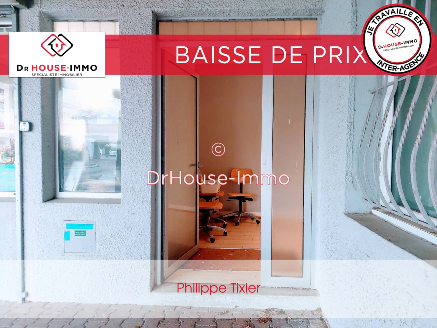 Photo 1 : Vente Commerce 3 pièces Lattes 60 m²