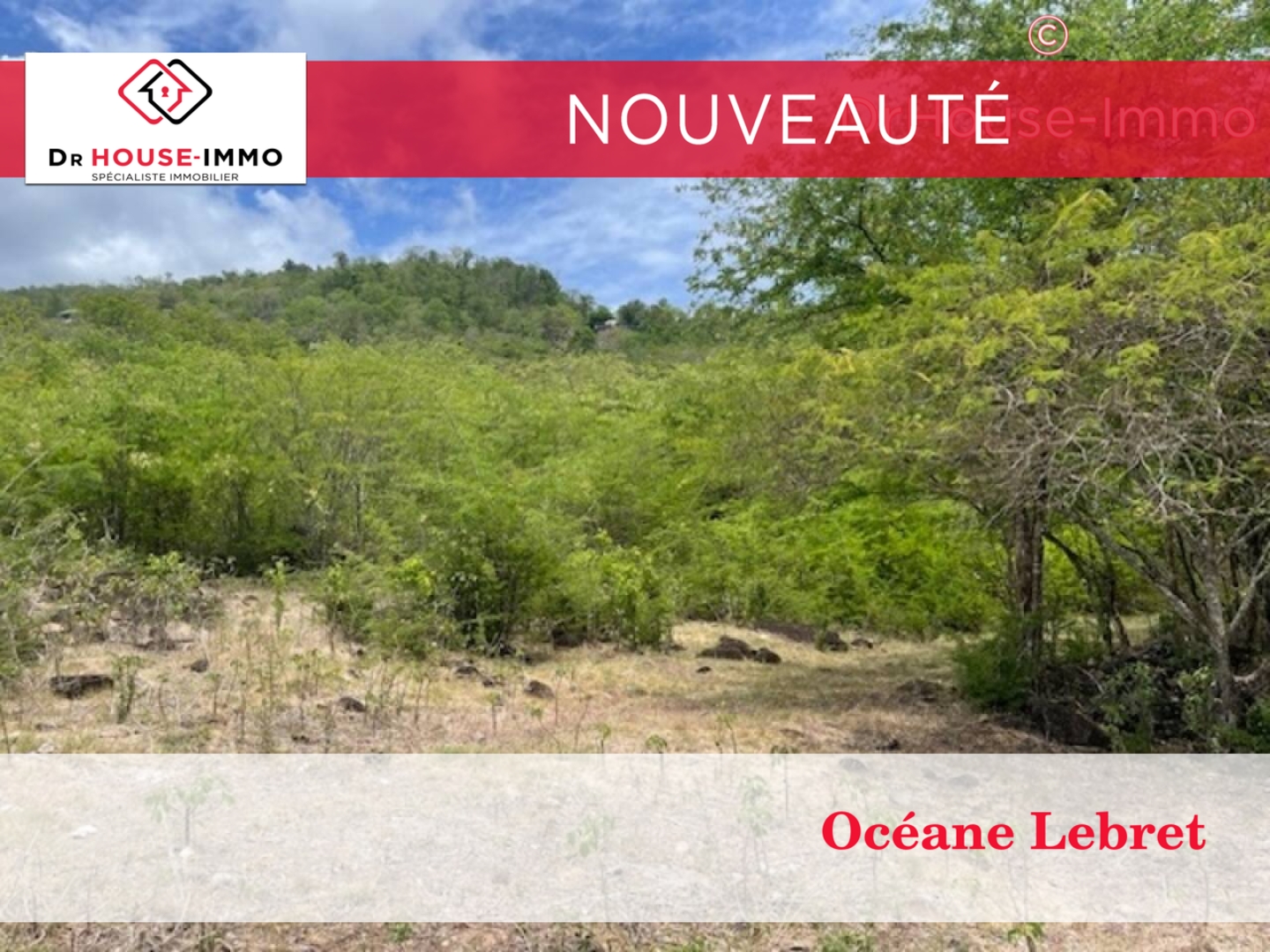Photo 1 : Vente Terrain Bouillante 960 m²