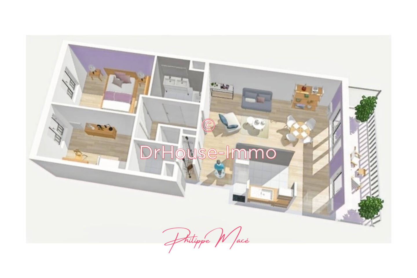 Photo 3 : Vente Appartement 3 pièces Claye-Souilly 66 m²
