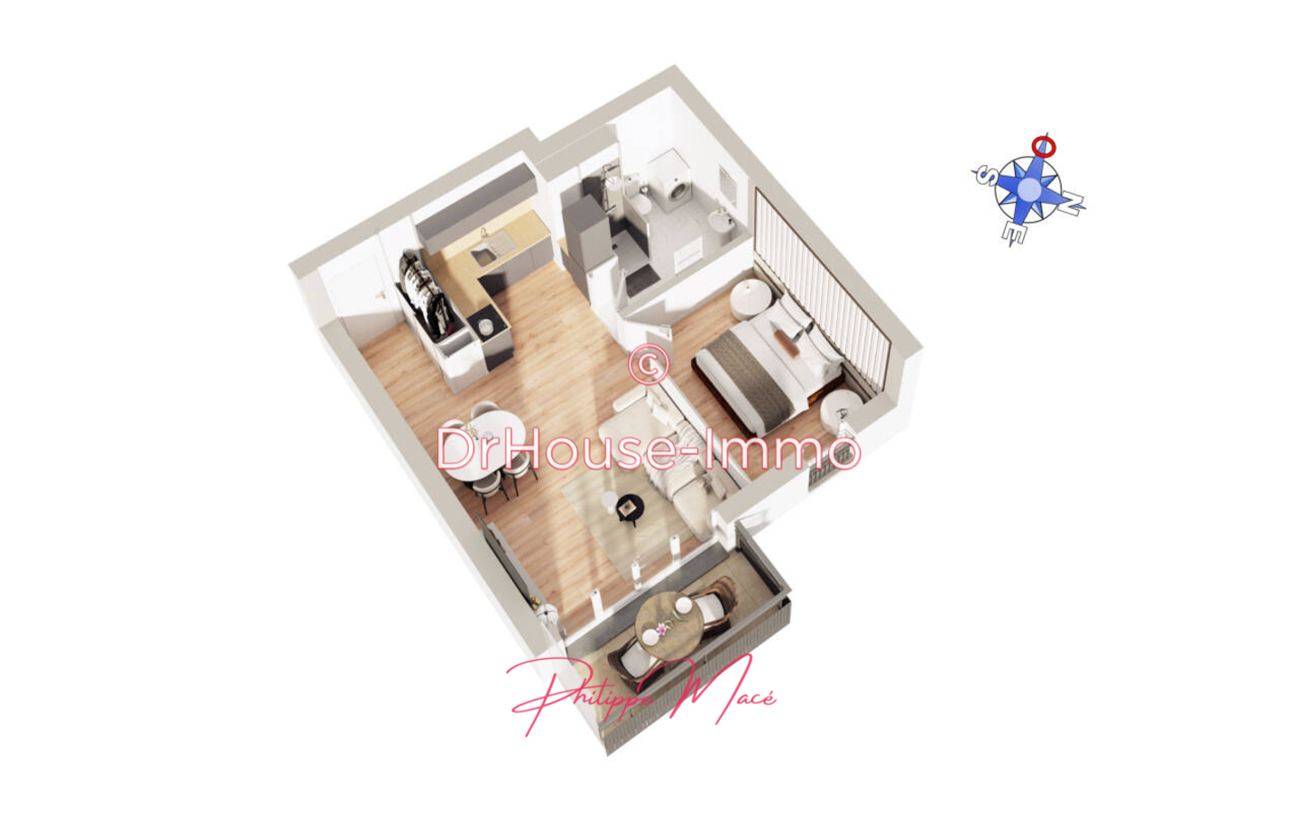Photo 1 : Vente Appartement 2 pièces Messy 44 m²