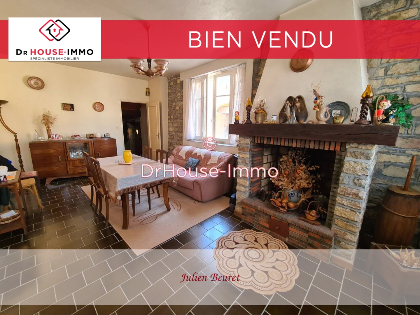 Photo 2 : Vente Maison 3 pièces Mésandans 82 m²