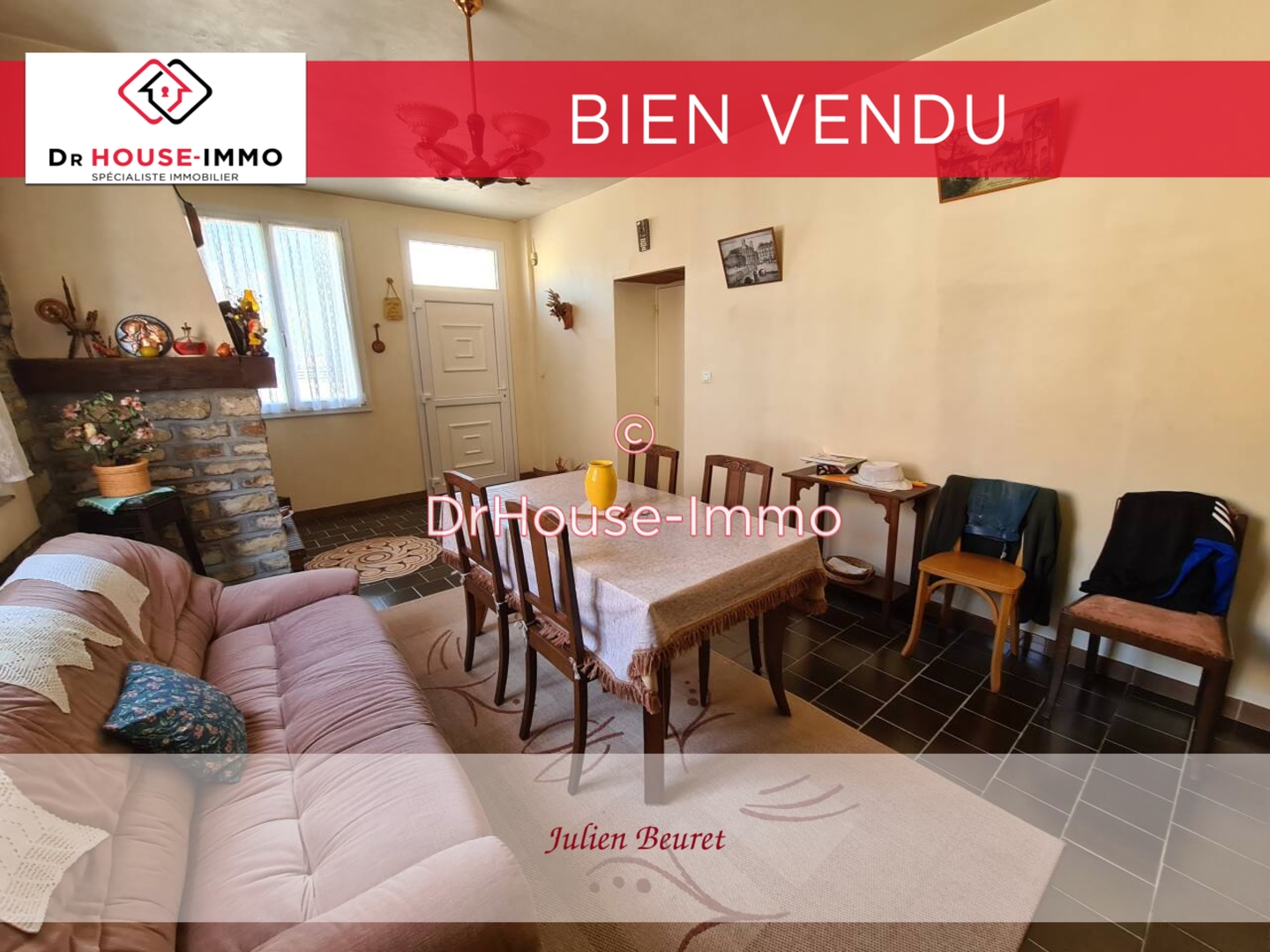 Photo 3 : Vente Maison 3 pièces Mésandans 82 m²