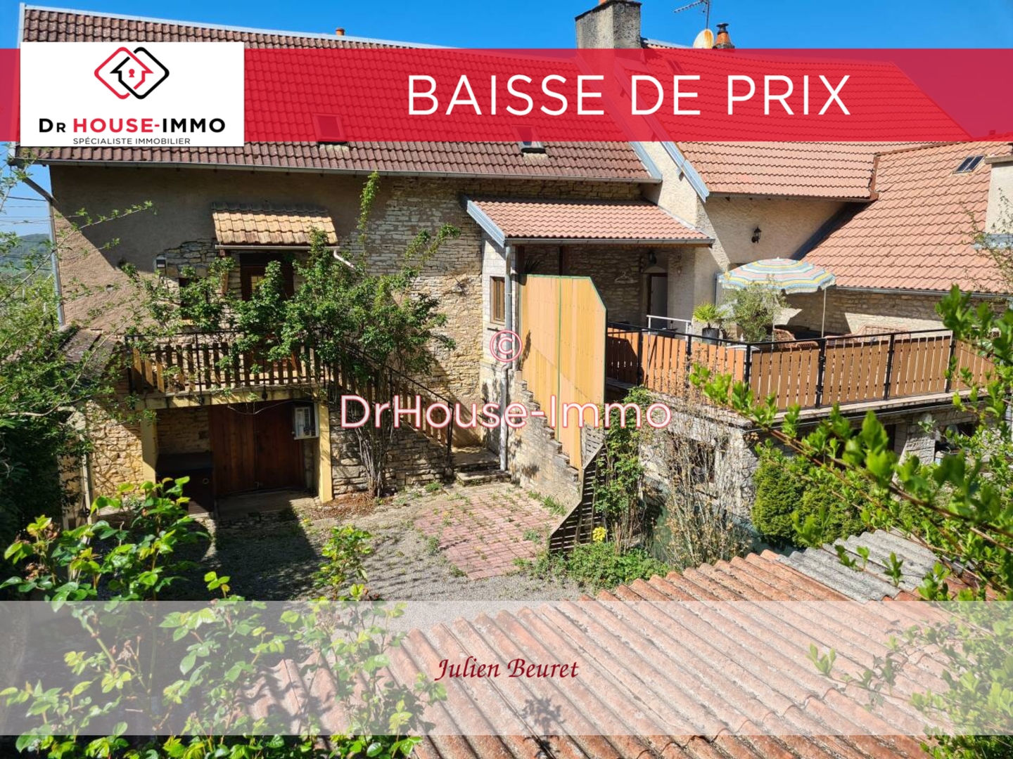 Photo 1 : Vente Maison 3 pièces Romain 74 m²
