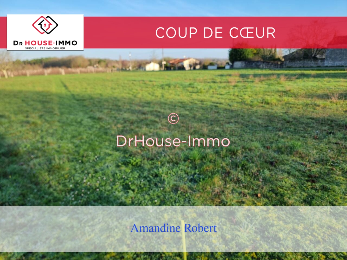 Photo 2 : Vente Terrain Ribagnac 1500 m²