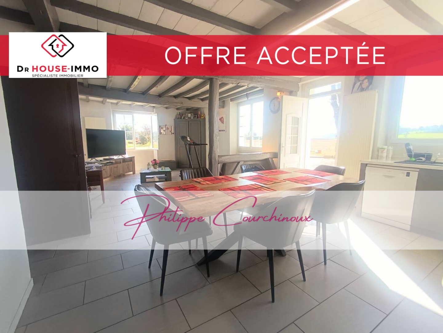 Photo 3 : Vente Maison 8 pièces Amou 235 m²