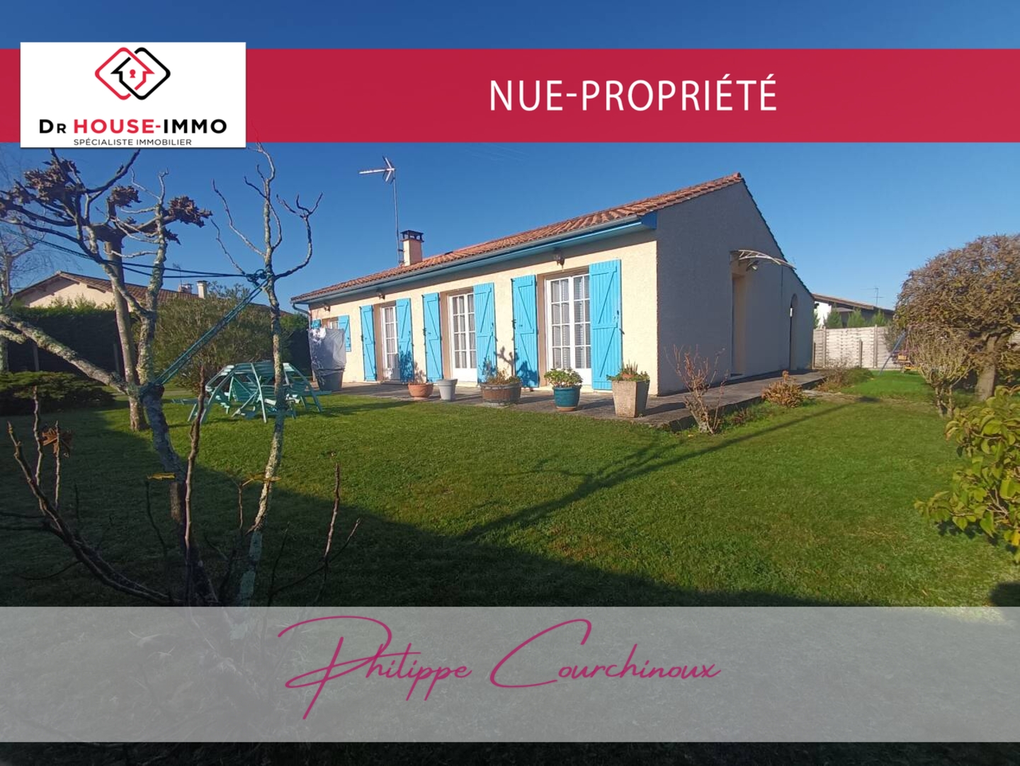 Photo 1 : Vente Maison 3 pièces Montussan 78 m²