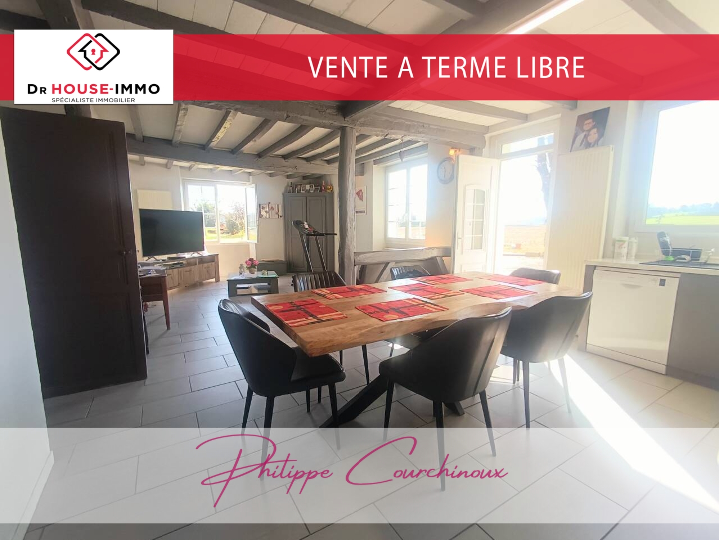 Photo 2 : Vente Maison 8 pièces Amou 235 m²
