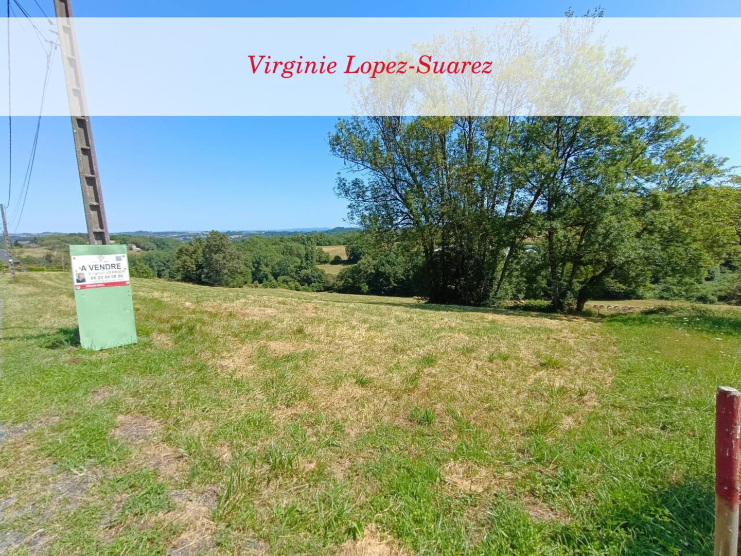 Photo 3 : Vente Terrain Brignac-la-Plaine 1855 m²