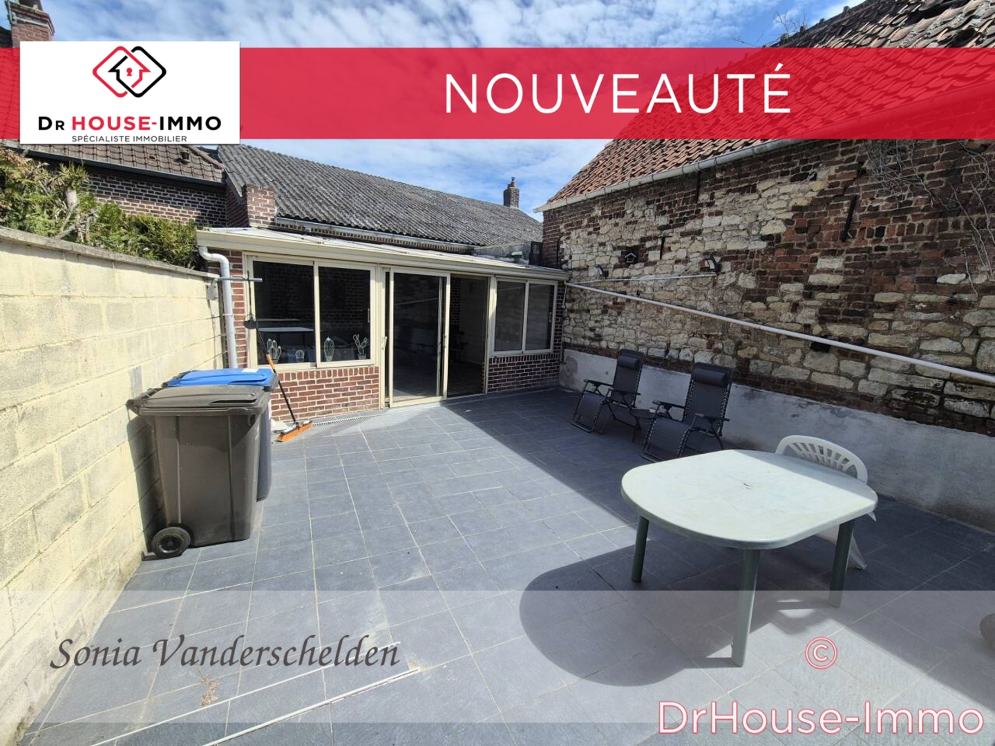 Photo 2 : Vente Maison 4 pièces Hordain 183 m²