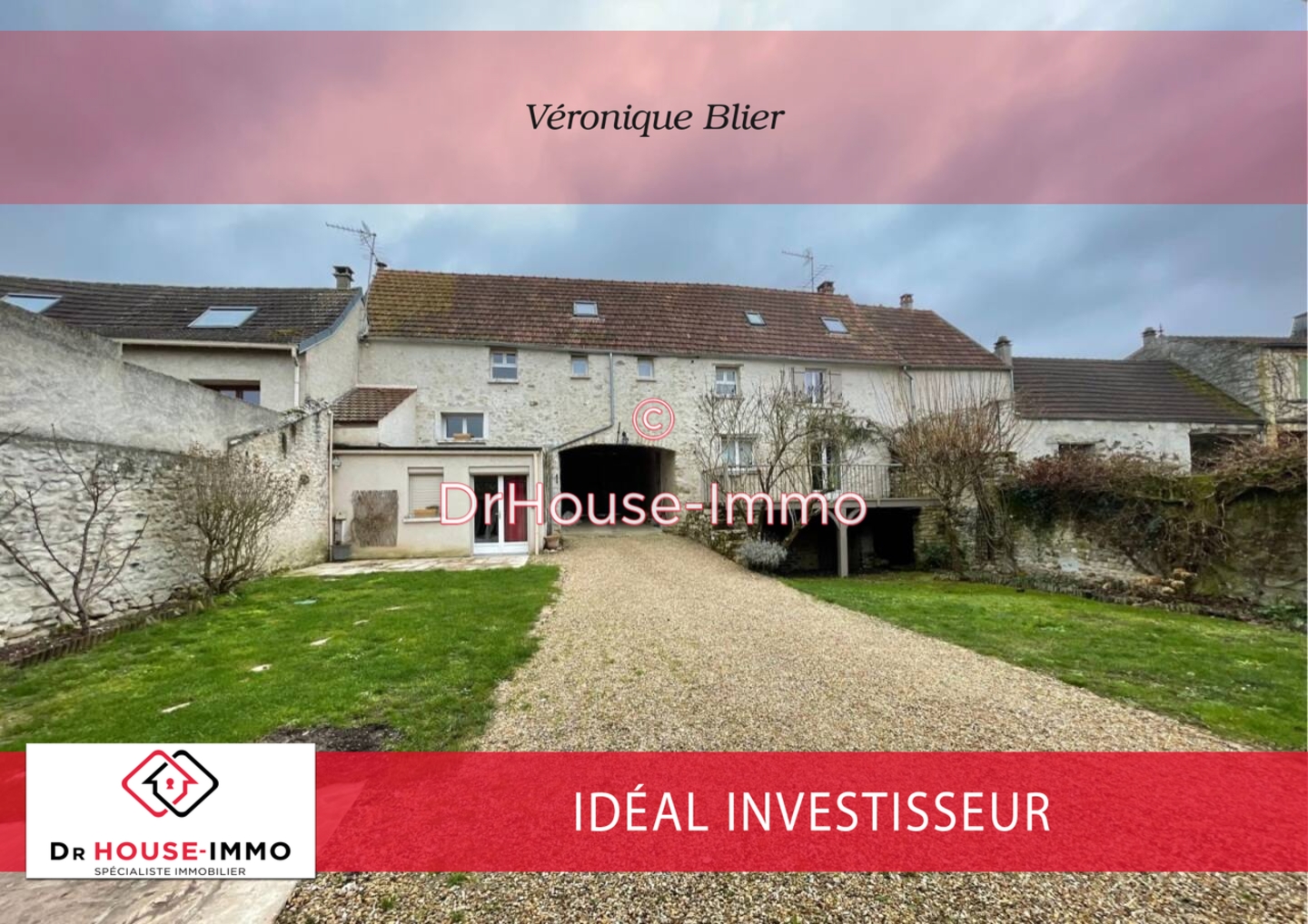 Photo 1 : Vente Maison 11 pièces Saint-Martin-la-Garenne 221 m²