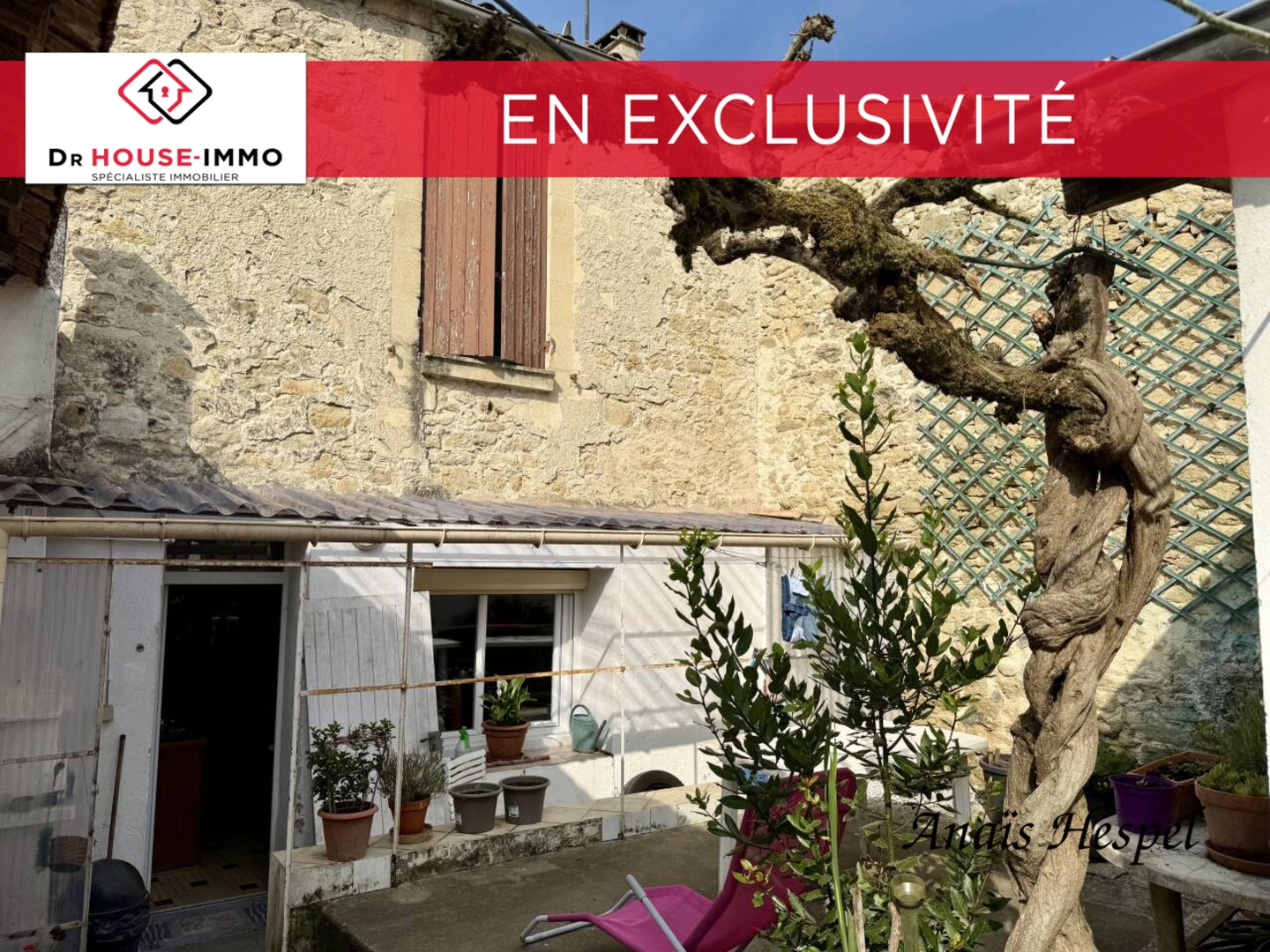 Photo 2 : Vente Maison 5 pièces Sauveterre-de-Guyenne 145 m²