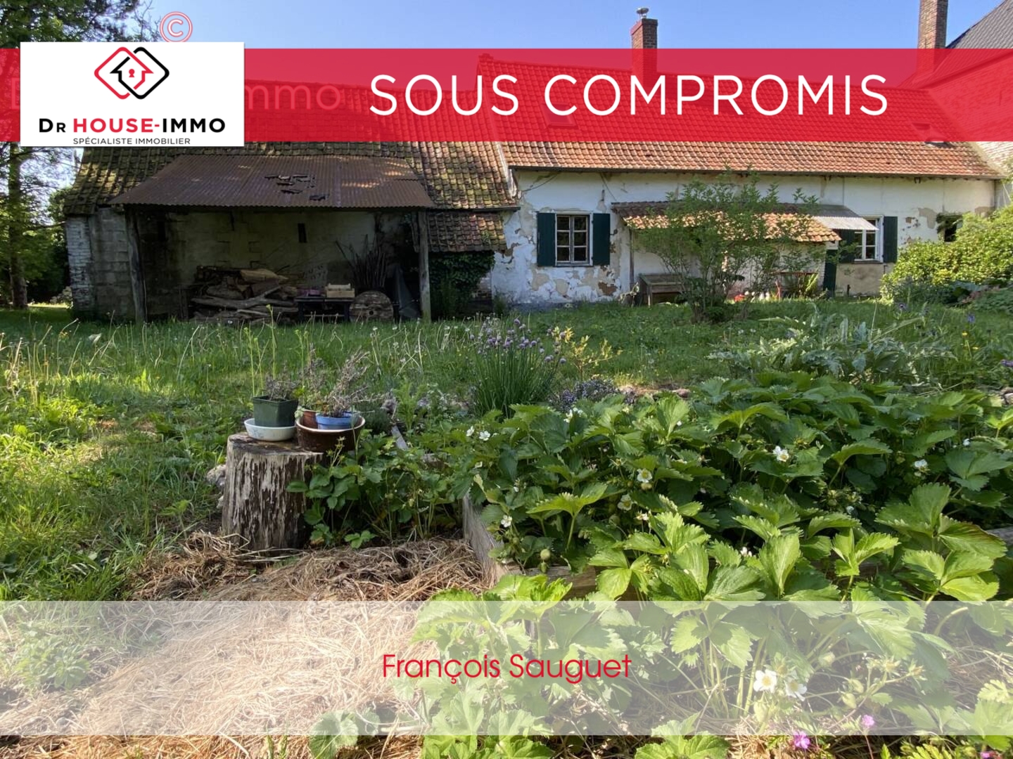 Photo 1 : Vente Maison 9 pièces Montreuil-Sur-Mer 108 m²