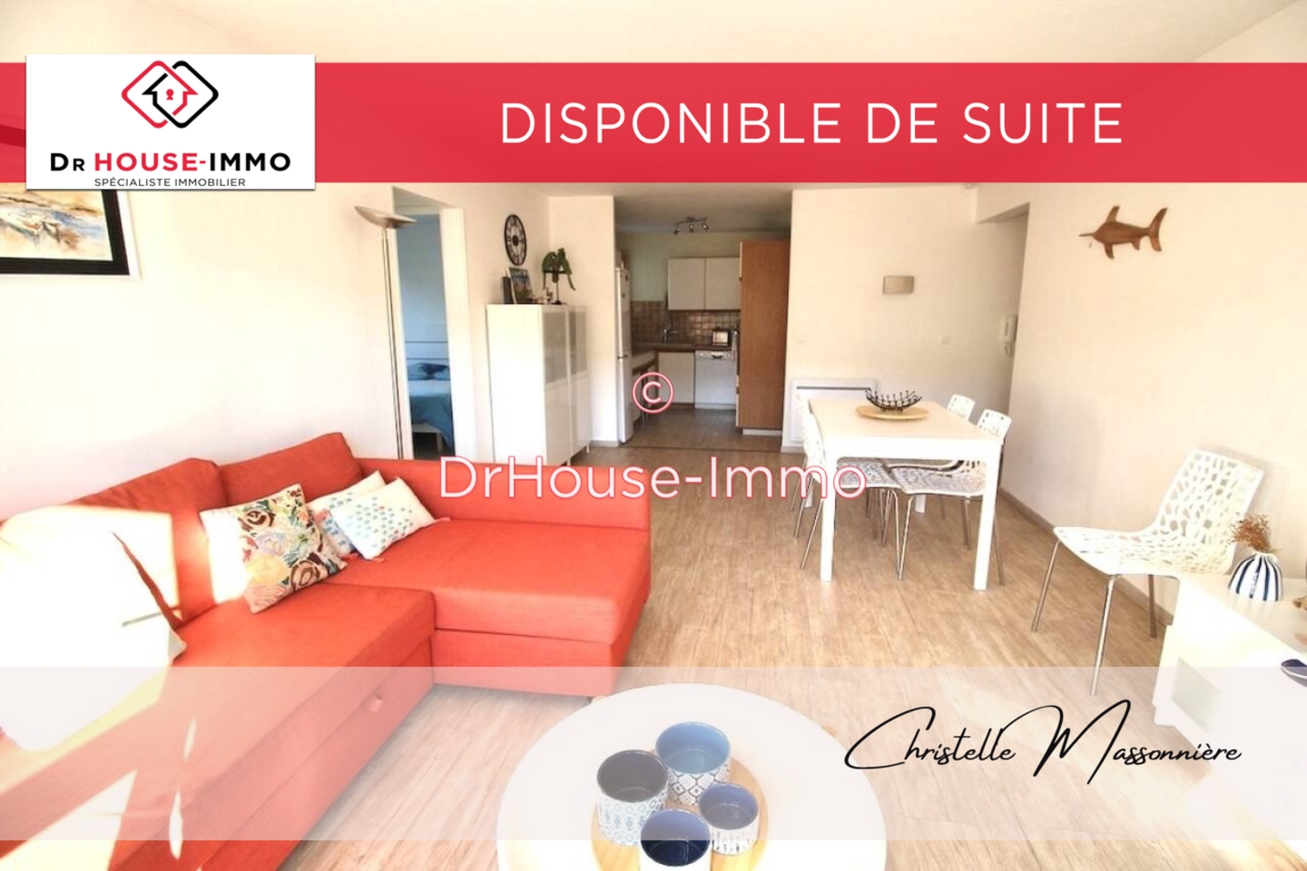 Photo 1 : Vente Appartement 3 pièces Cavalaire-sur-Mer 62 m²