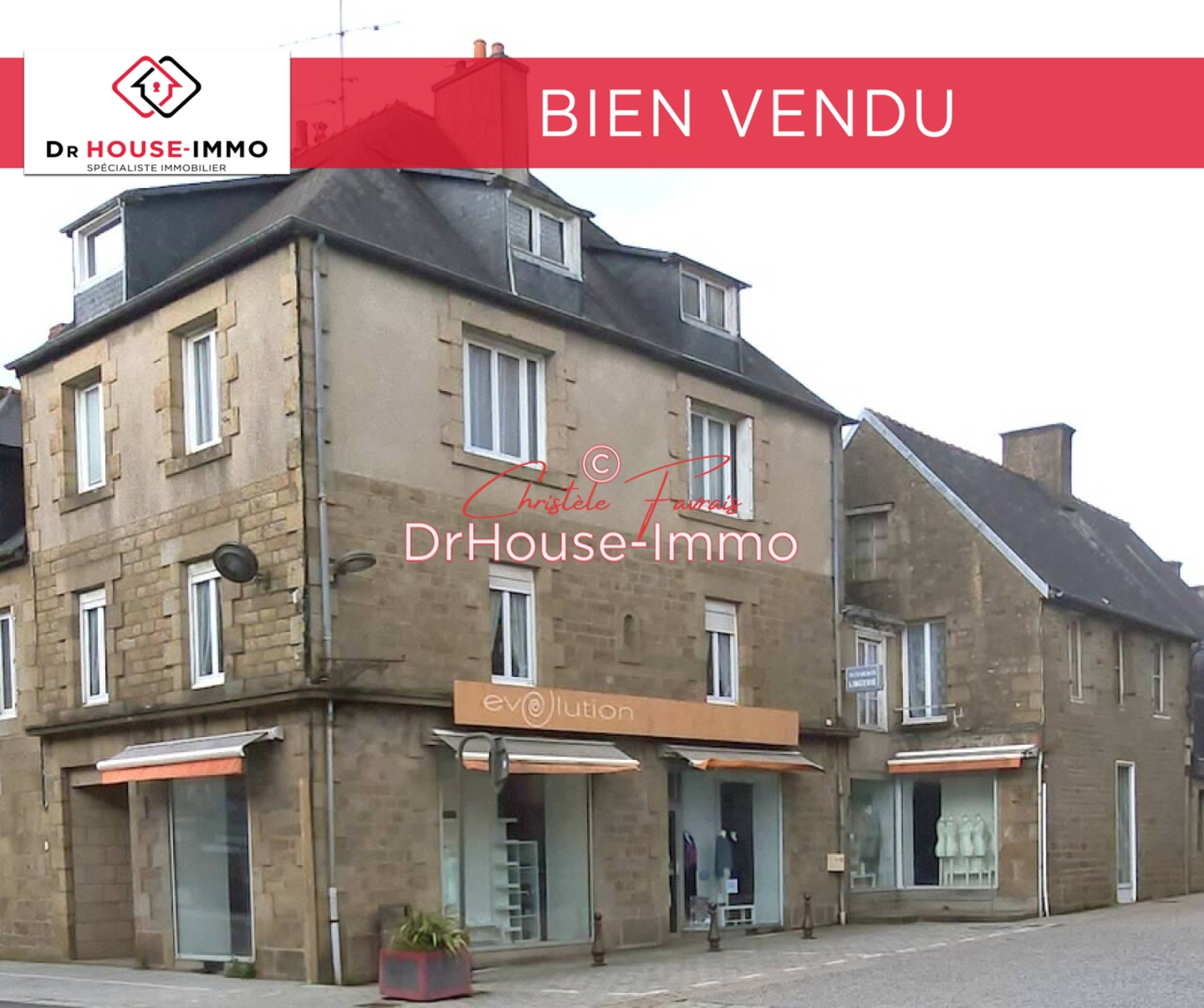 Photo 1 : Vente Immeuble 11 pièces Louvigné-du-Désert 292 m²