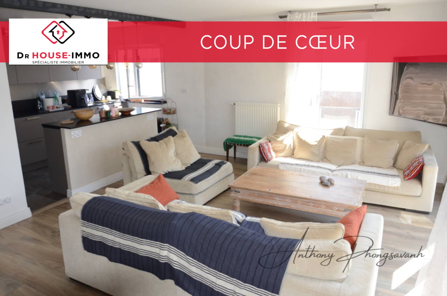 Photo 1 : Vente Appartement 5 pièces Gennevilliers 102 m²