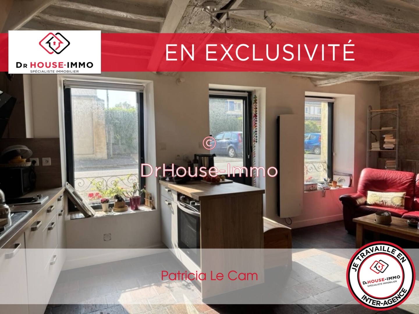 Photo 1 : Vente Maison 3 pièces Bayeux 61 m²