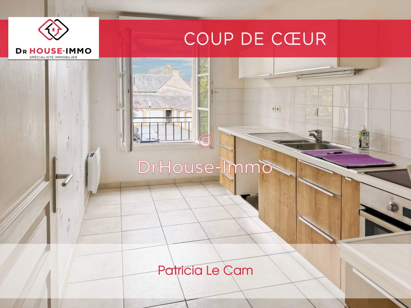 Photo 1 : Vente Appartement 3 pièces Bayeux 61 m²