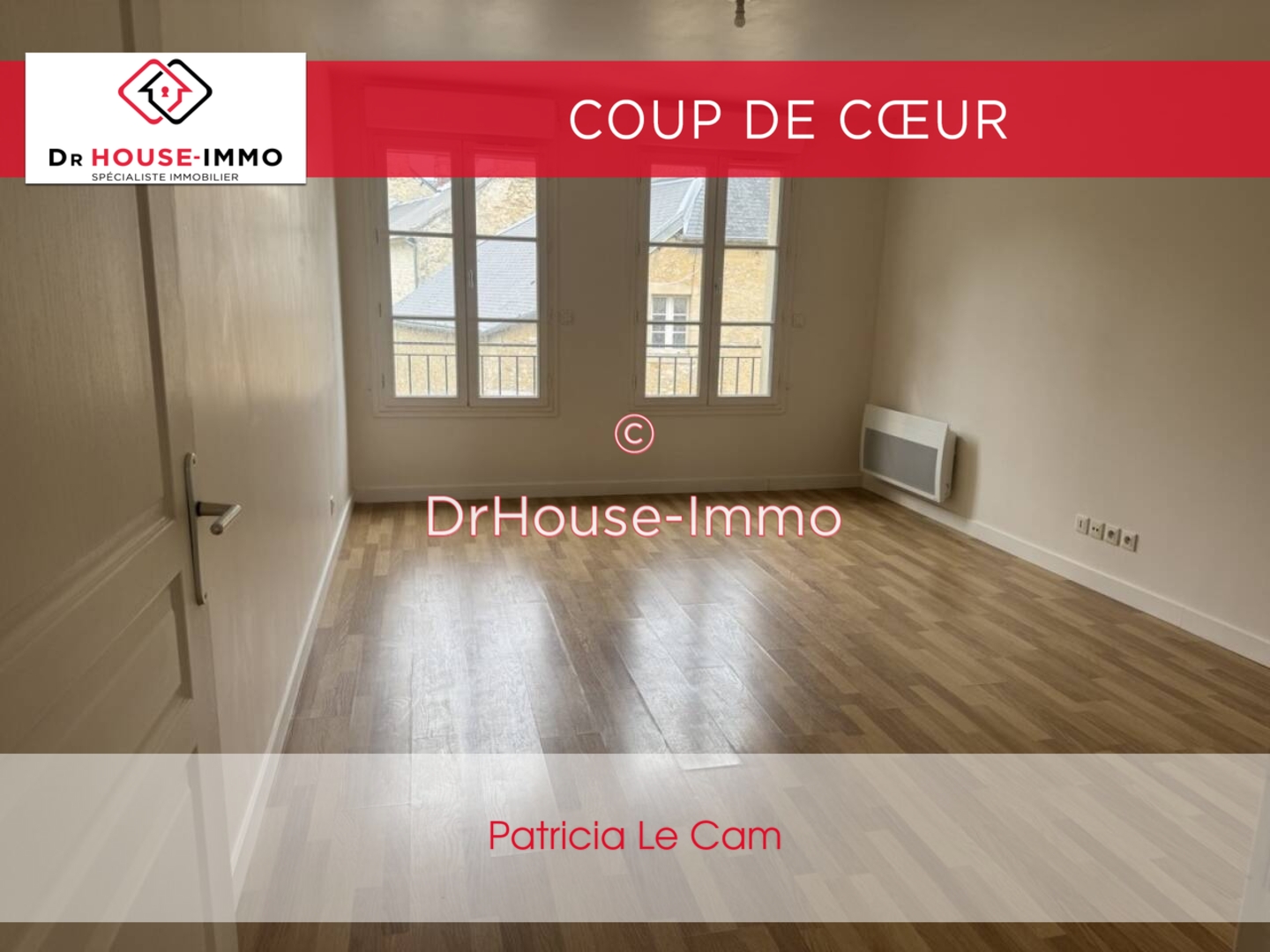 Photo 3 : Vente Appartement 3 pièces Bayeux 61 m²
