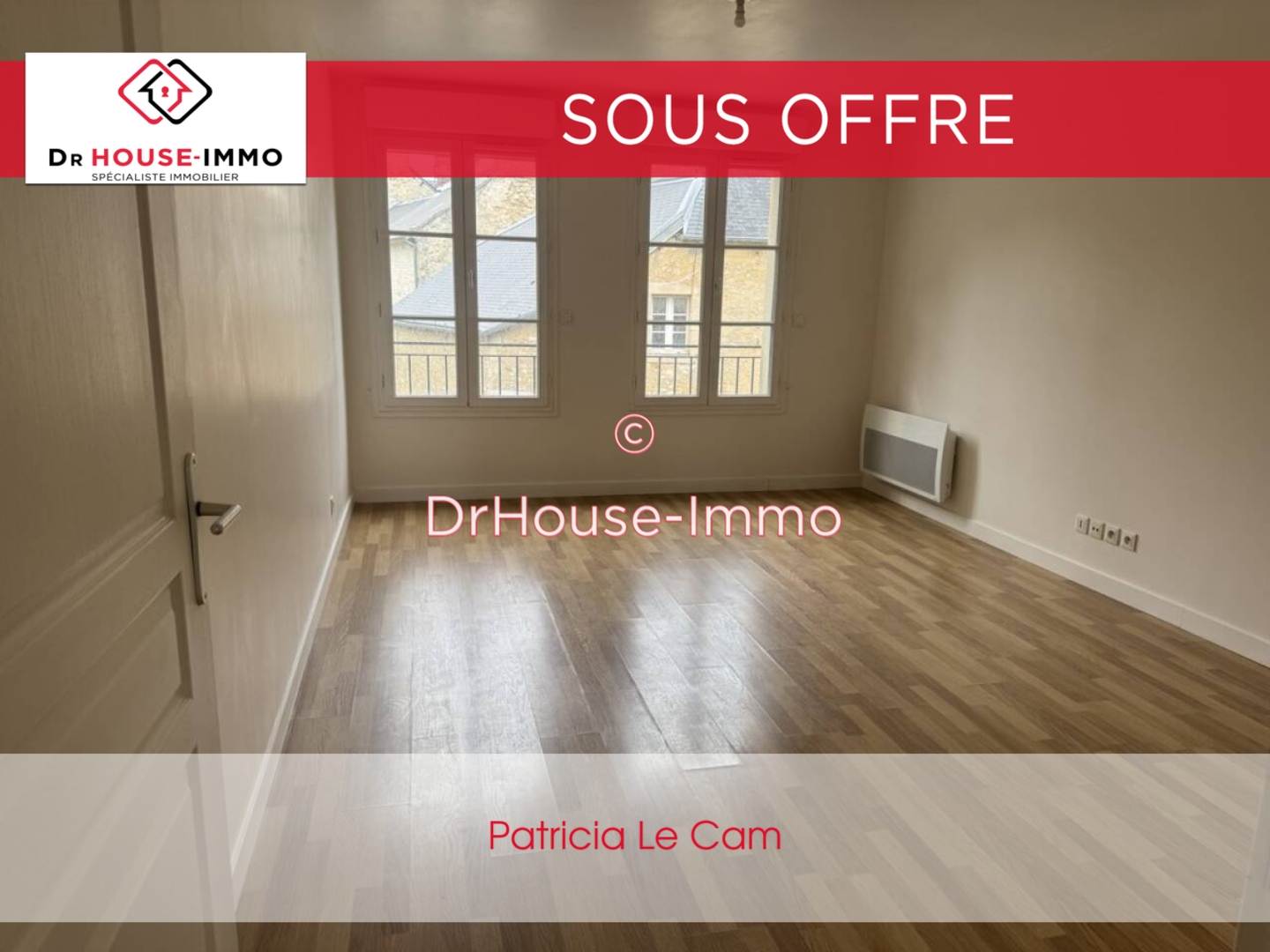 Photo 3 : Vente Appartement 3 pièces Bayeux 61 m²