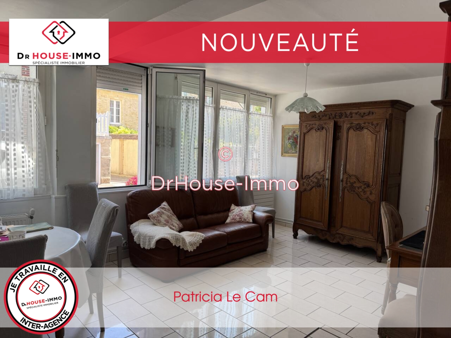 Photo 1 : Vente Maison 4 pièces Saint-Aubin-sur-Mer 69 m²