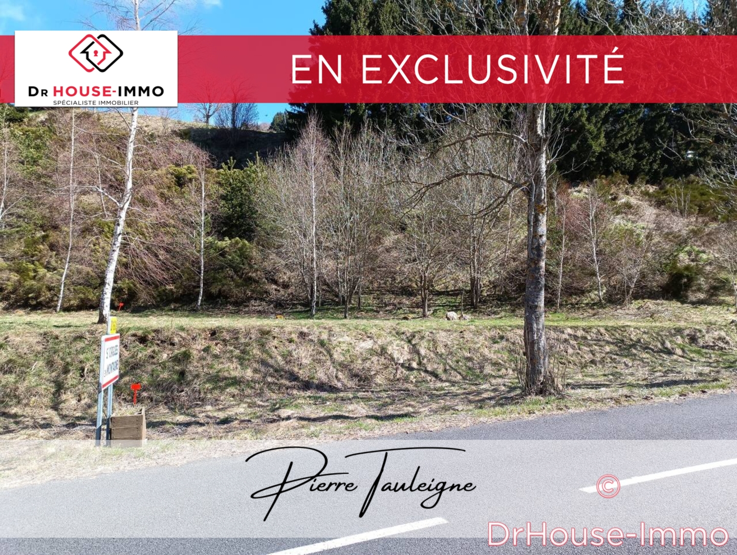 Photo 1 : Vente Terrain Saint-Cirgues-en-Montagne 2577 m²