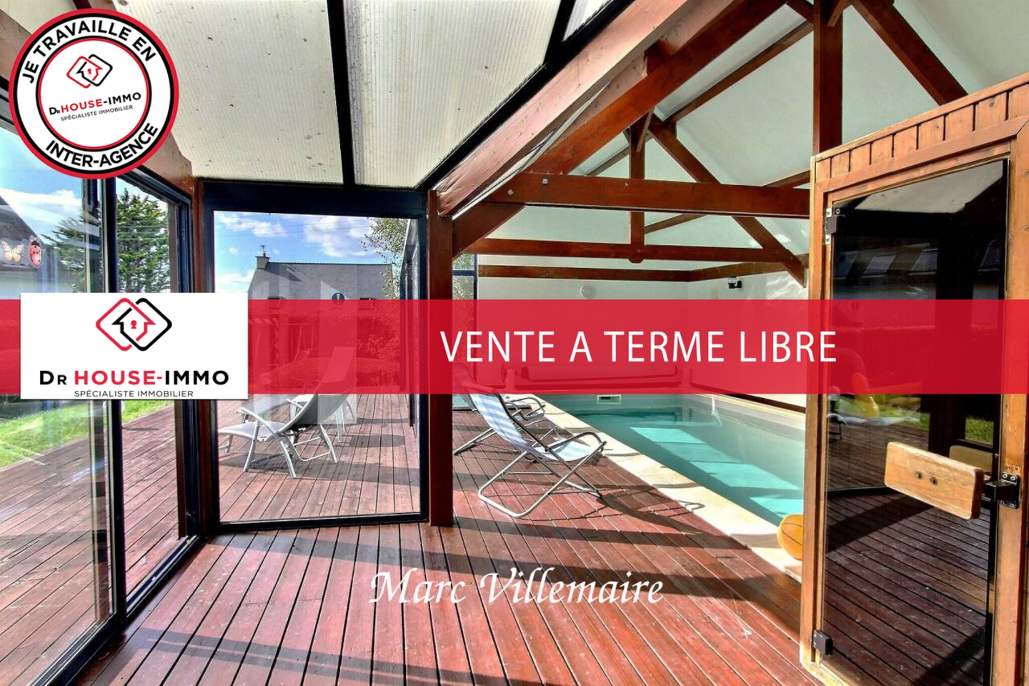 Photo 1 : Vente Maison 8 pièces Moëlan-sur-Mer 132 m²