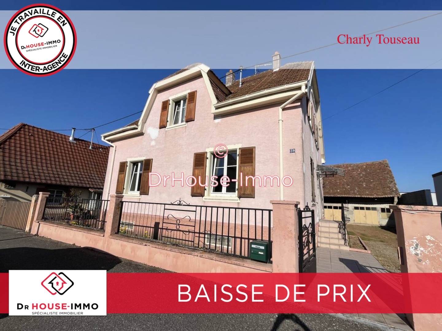 Photo 1 : Vente Maison 6 pièces Munchhouse 150 m²