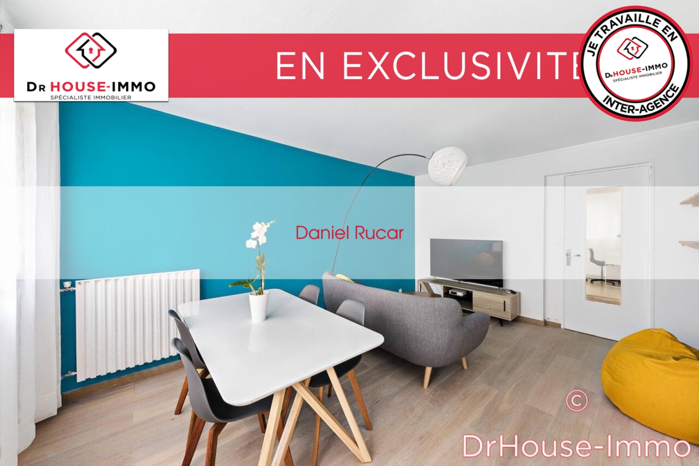 Photo 1 : Vente Appartement 5 pièces Mont-Saint-Aignan 84 m²