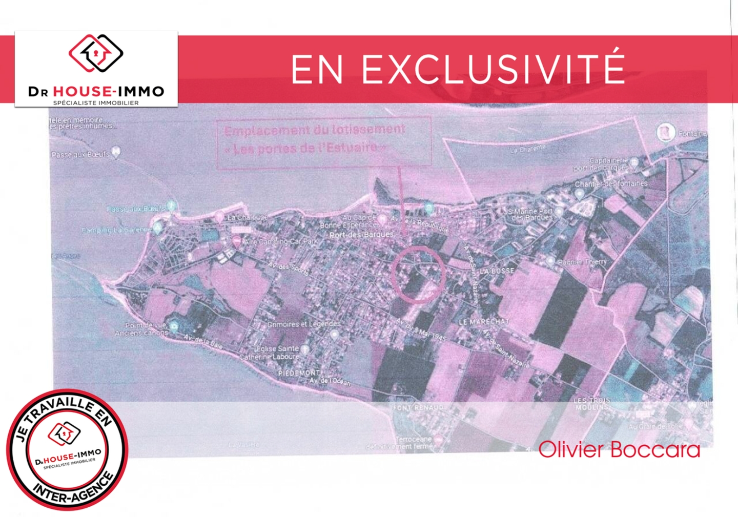 Photo 1 : Vente Terrain Port-des-Barques 335 m²