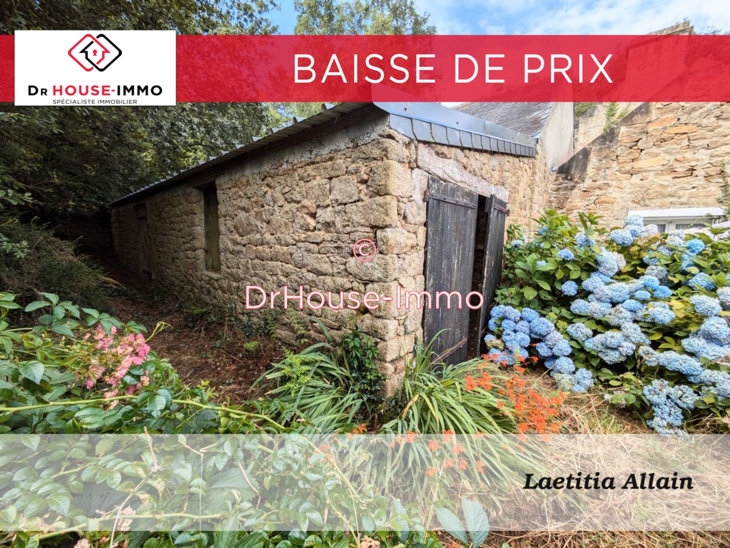 Photo 1 : Vente Maison 6 pièces Locronan 111 m²