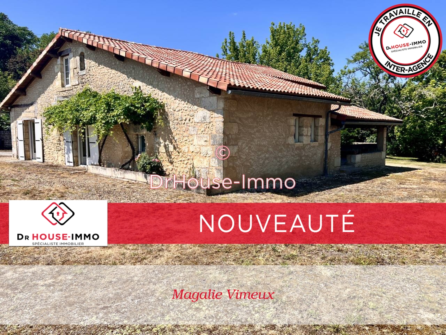 Photo 1 : Vente Maison 5 pièces Ribérac 181 m²