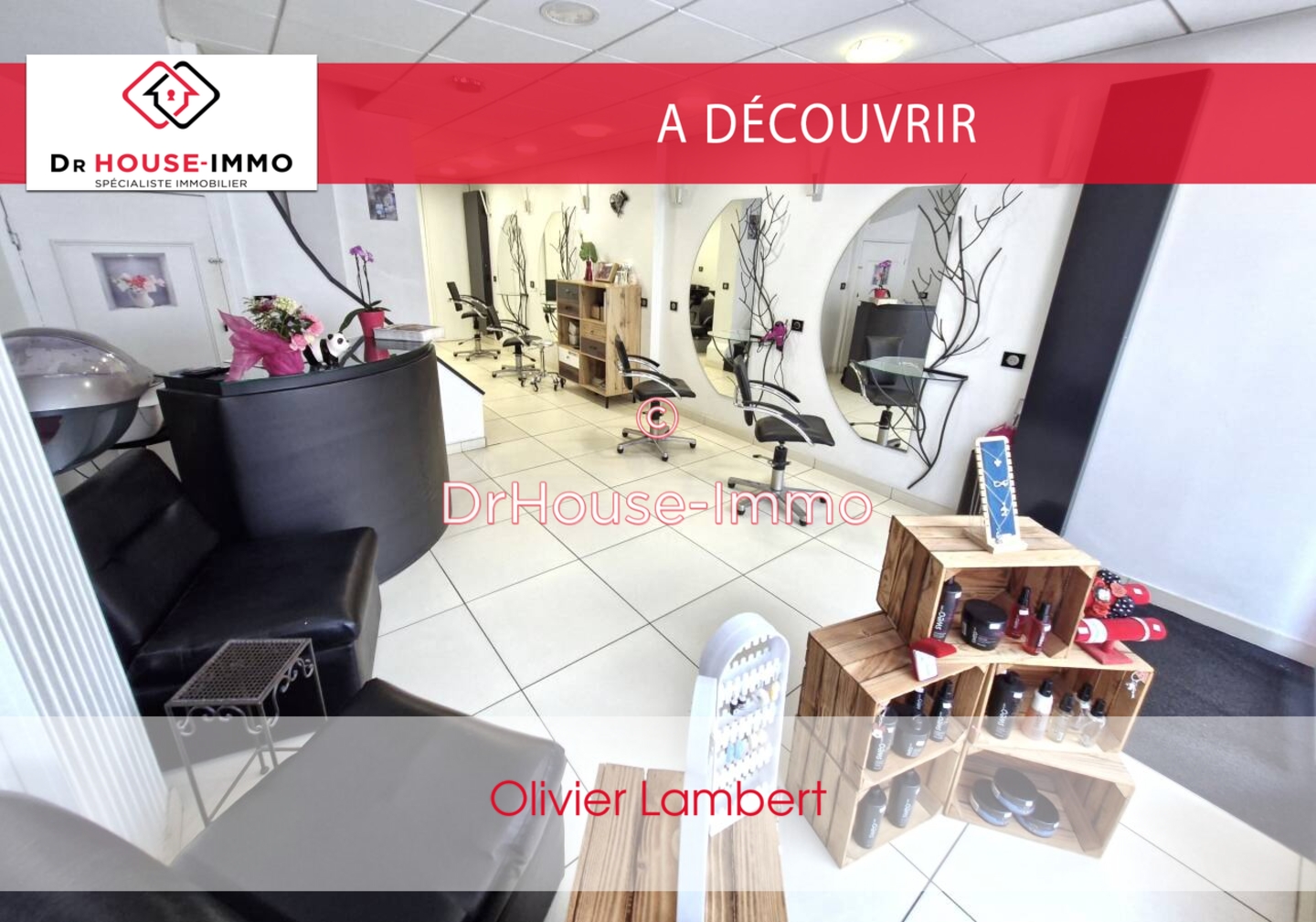 Photo 1 : Vente Commerce 3 pièces Rivery 50 m²